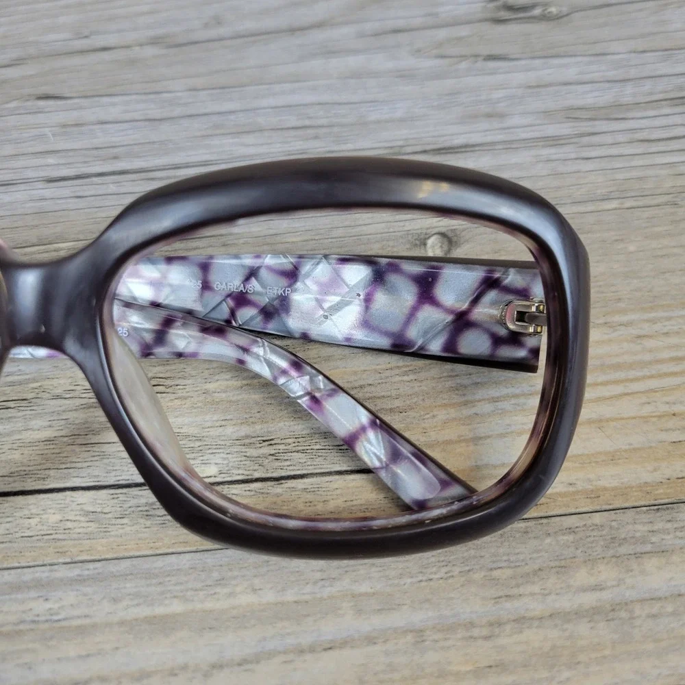Kate Spade Carla/S‎ Eyeglass Frames Womens 125mm Purple Italy Rectangular